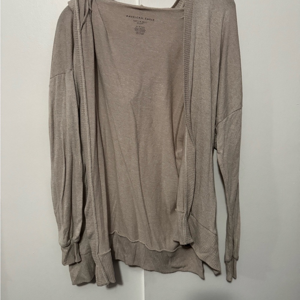 American Eagle Outfitters Tan Cardigan